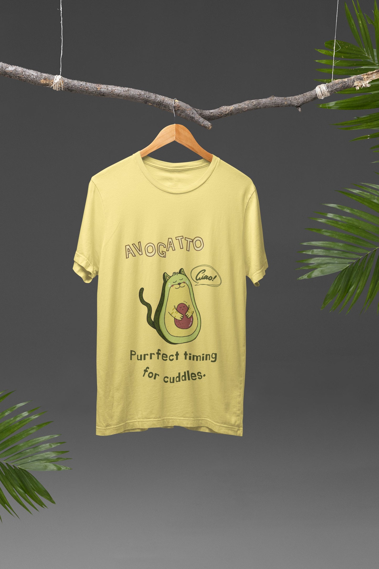 Avogatto 🥑 - Oversized Unisex Tee - Front - Flujo