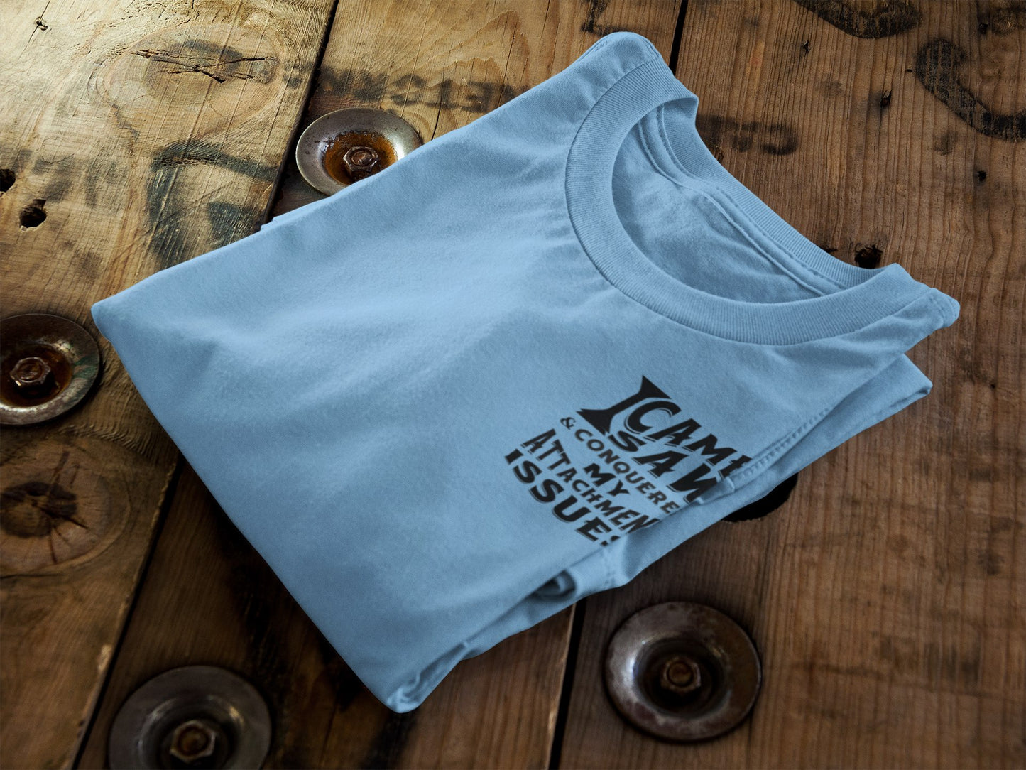 I came, saw & conquered 🦾- Oversized Unisex Tee - Front - Flujo