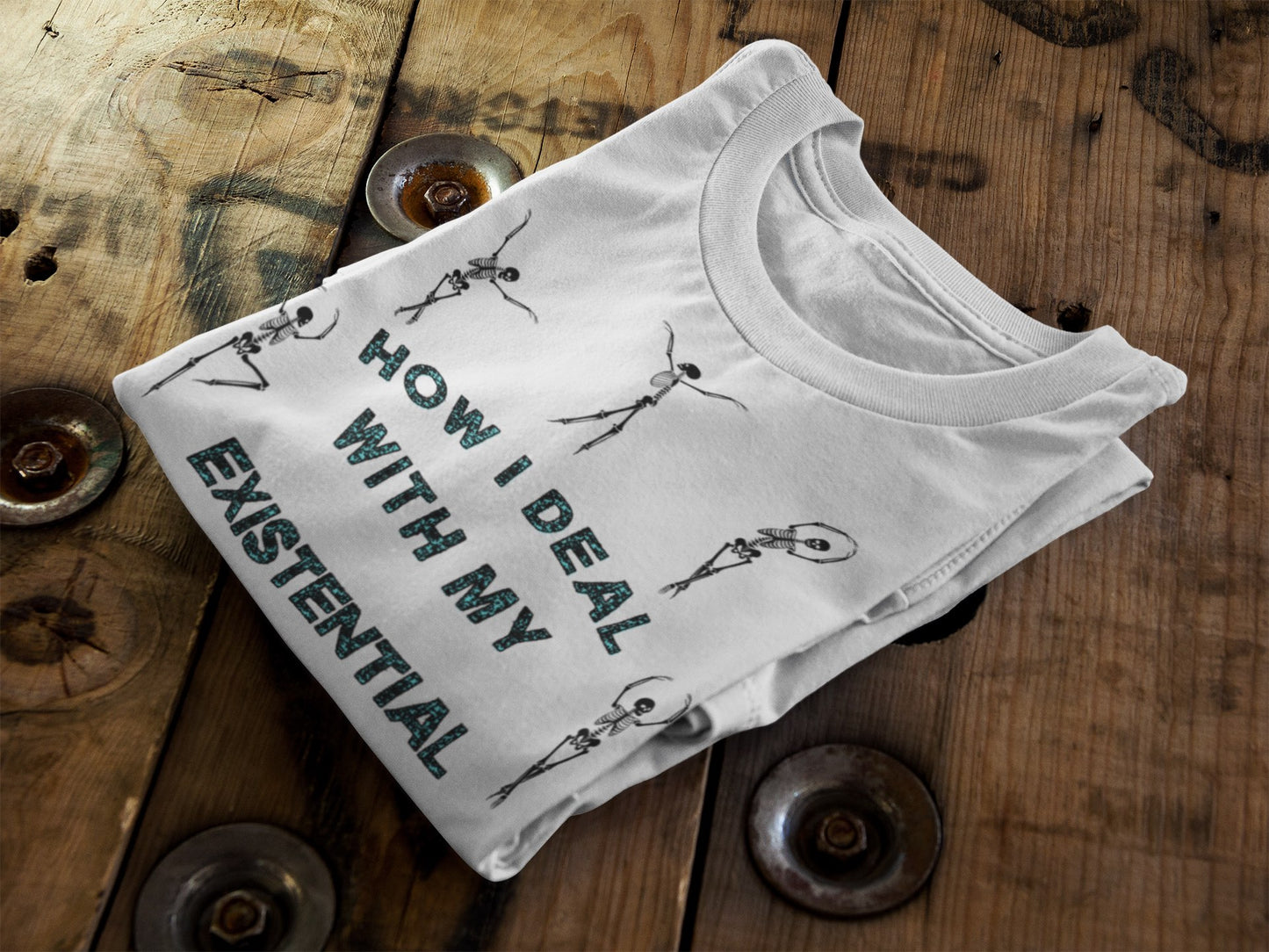 Existential Dread 💃 - Oversized Unisex Tee - Front - Flujo