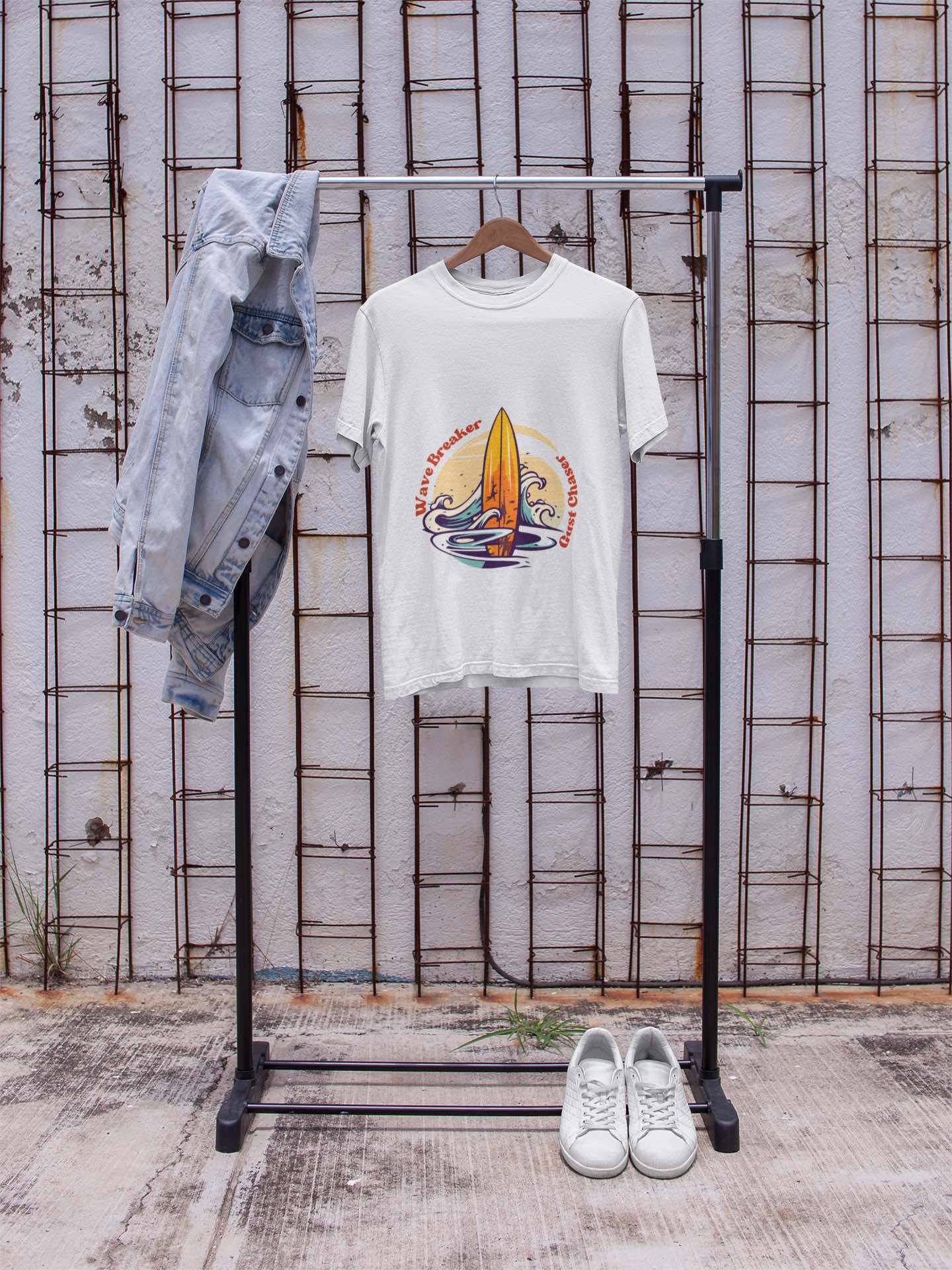 Gust Chaser 🏄♀️ - Oversized Unisex Tee - Front - Flujo