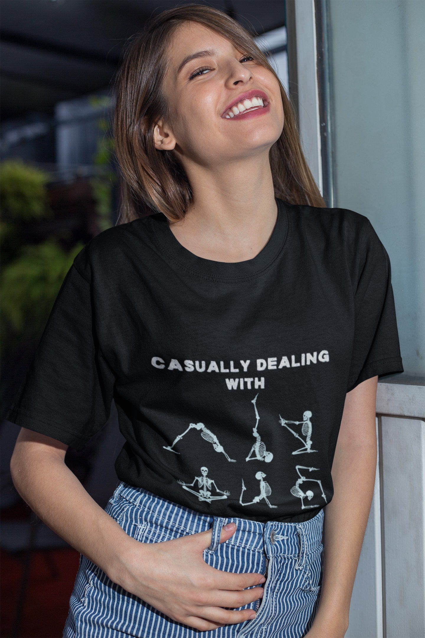 Existential Dread 🧘♀️ - Oversized Unisex Tee - Front - Flujo