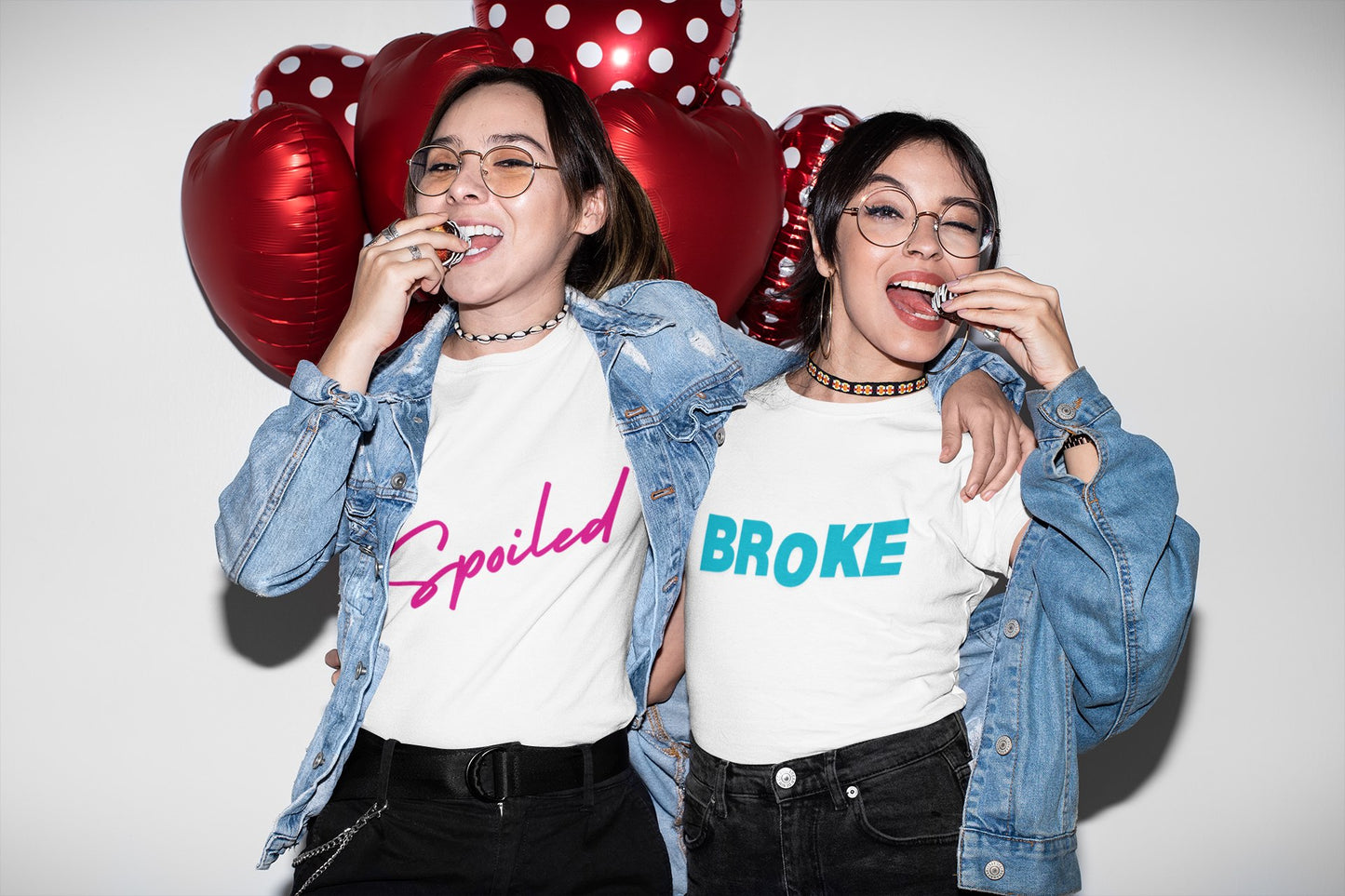 Spoiled & Broke - Oversized Unisex Tee - Front - Flujo