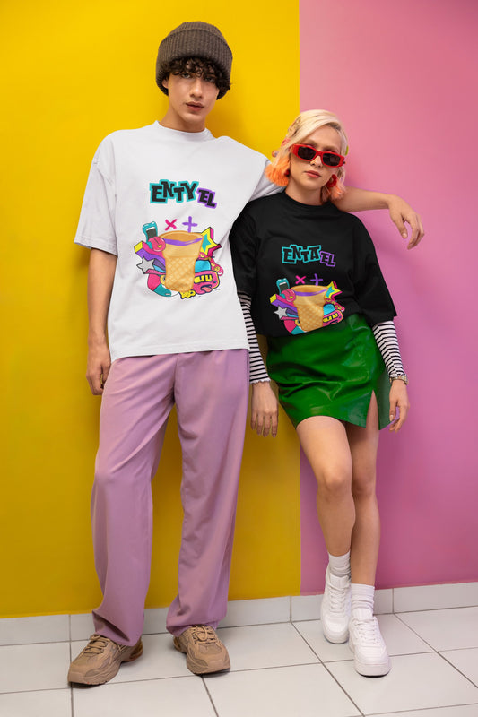 The Cone 🍦- Oversized Unisex Tee - Front