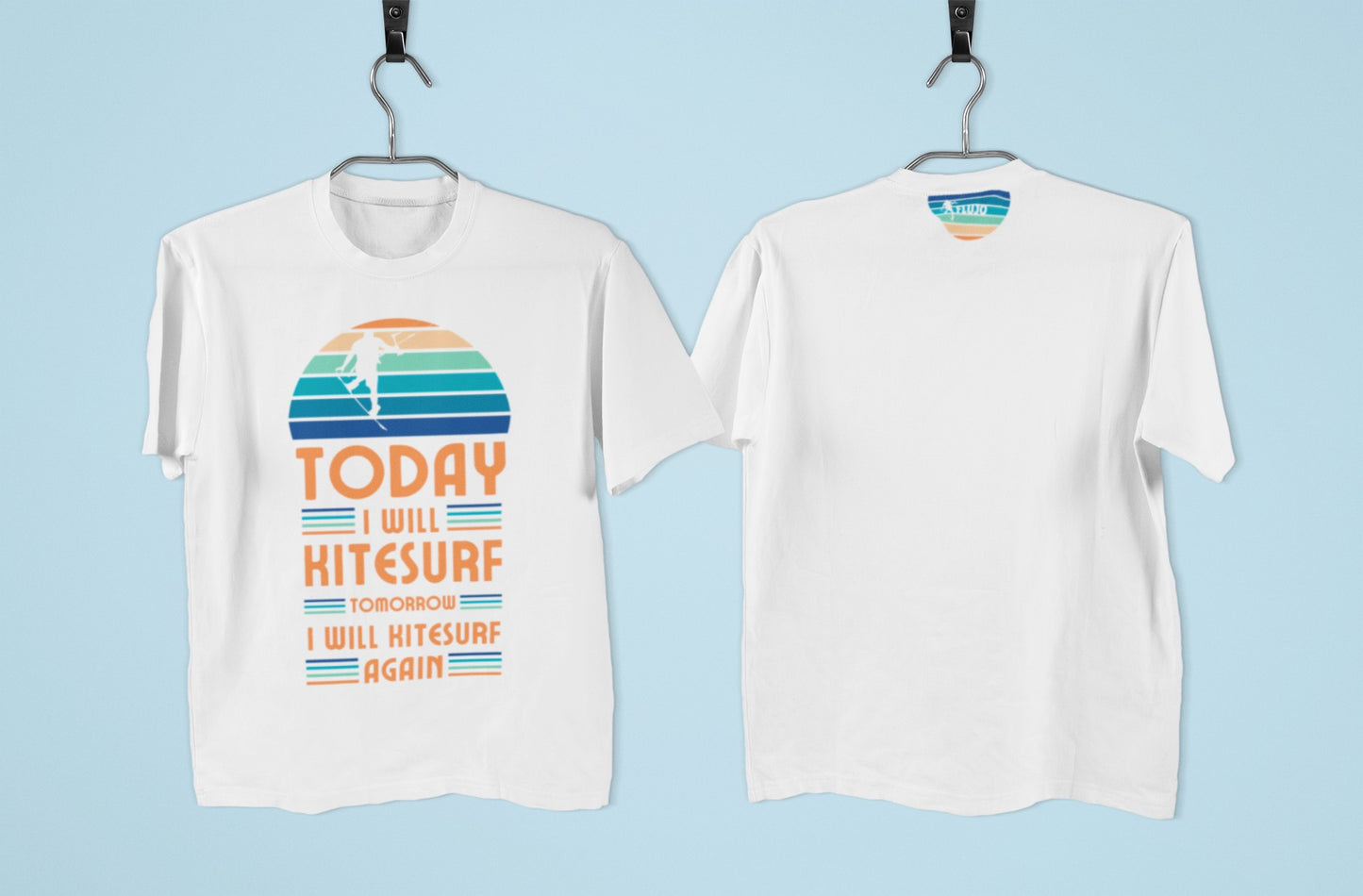 Today I will Kite 🏄🏼 - Oversized Unisex Tee - Front & Back