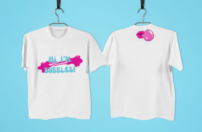 Bubbles 🫧  - Oversized Matching Tee - Front/Back