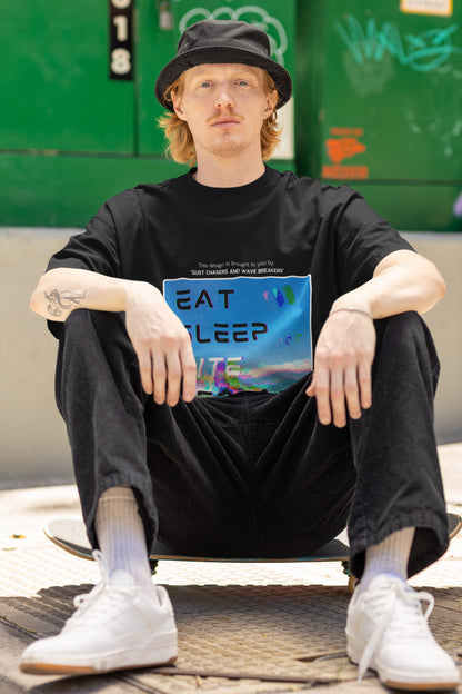 Kite, Repeat - Oversized Unisex Tee - Front