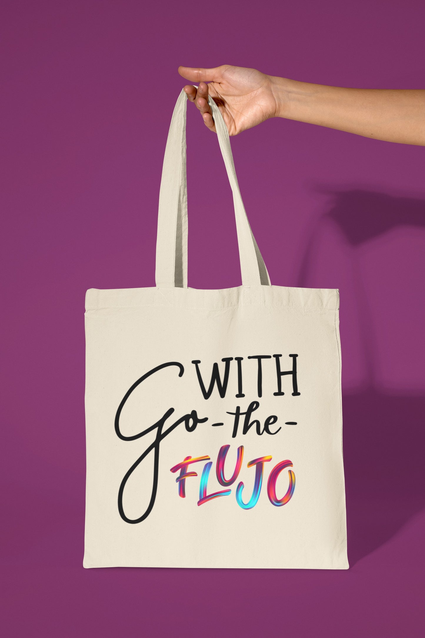 Go With The Flujo 🤙🏼 - Dakk Tote - Front