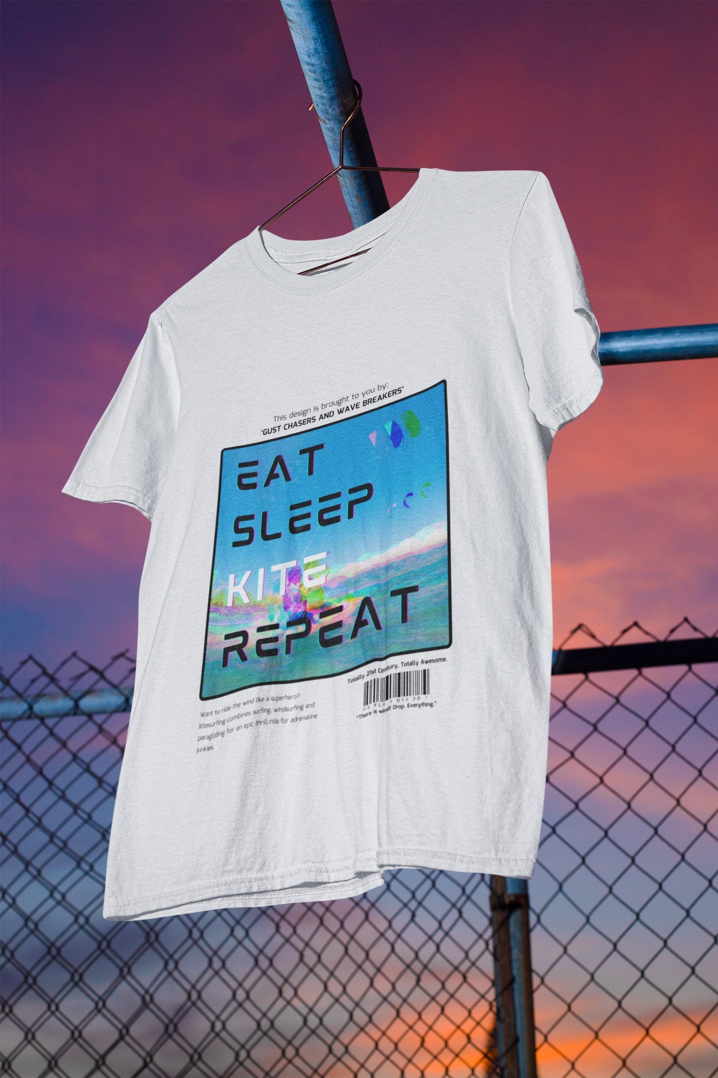 Kite, Repeat - Oversized Unisex Tee - Front