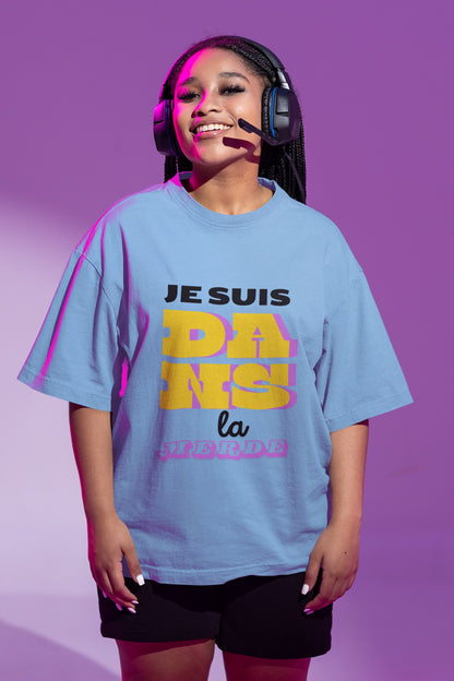 Dans La Merde 💩 - Oversized Unisex Tee - Front