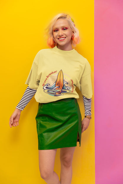 Gust Chaser 🏄‍♀️ - Oversized Unisex Tee - Front