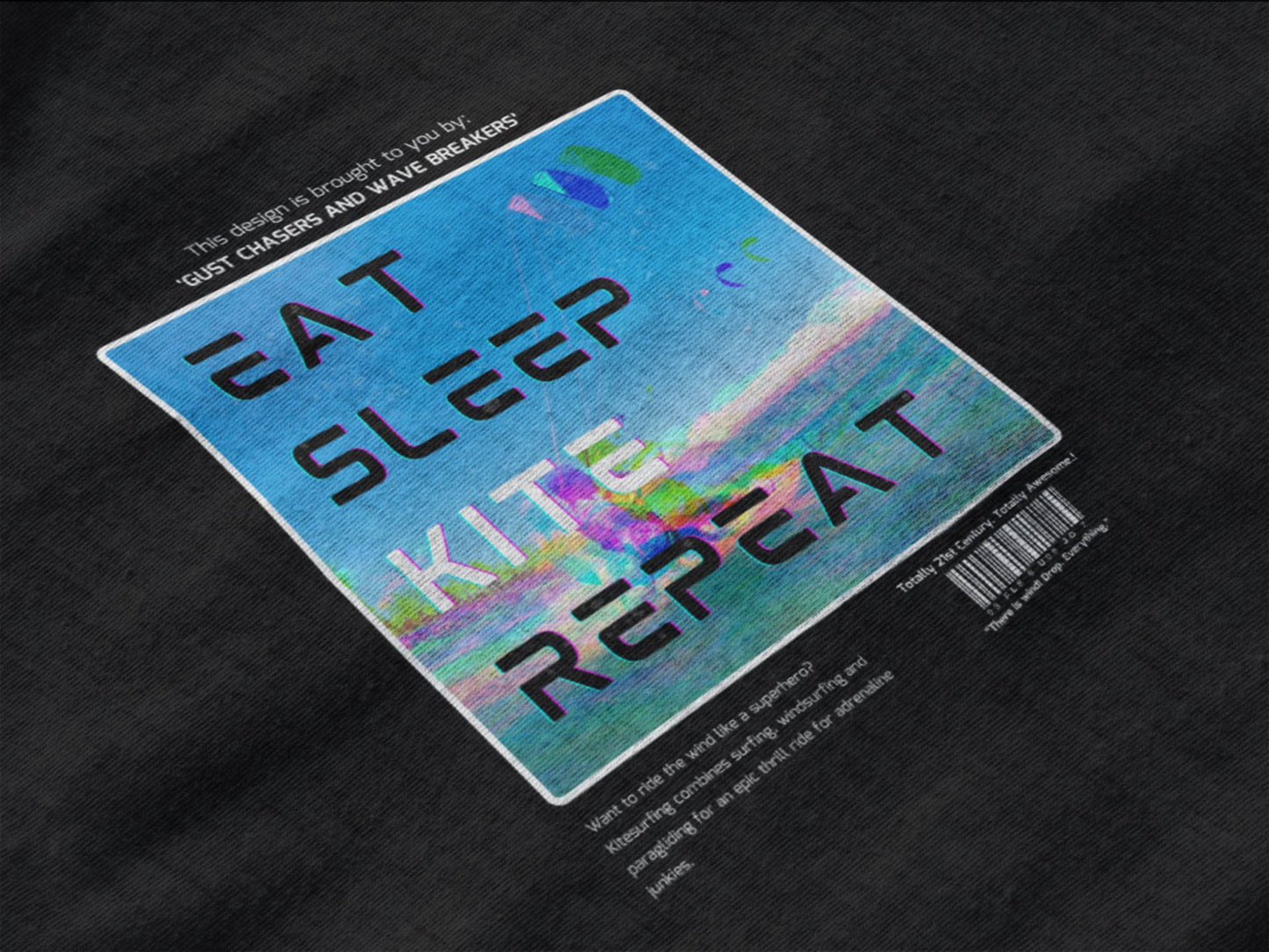 Kite, Repeat - Oversized Unisex Tee - Front