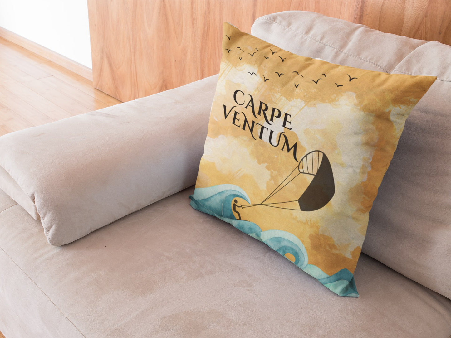 Seize The Wind 🌬️  - Throw Cushions - Front